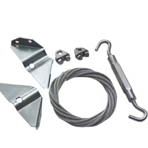 🇨🇦 BUILDER'S HARDWARE Zinc Plated Anti Sag Gate Hardware Kit - Picture 1 of 5